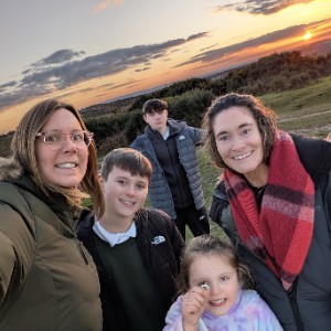 Jem, kiddos and Beckie