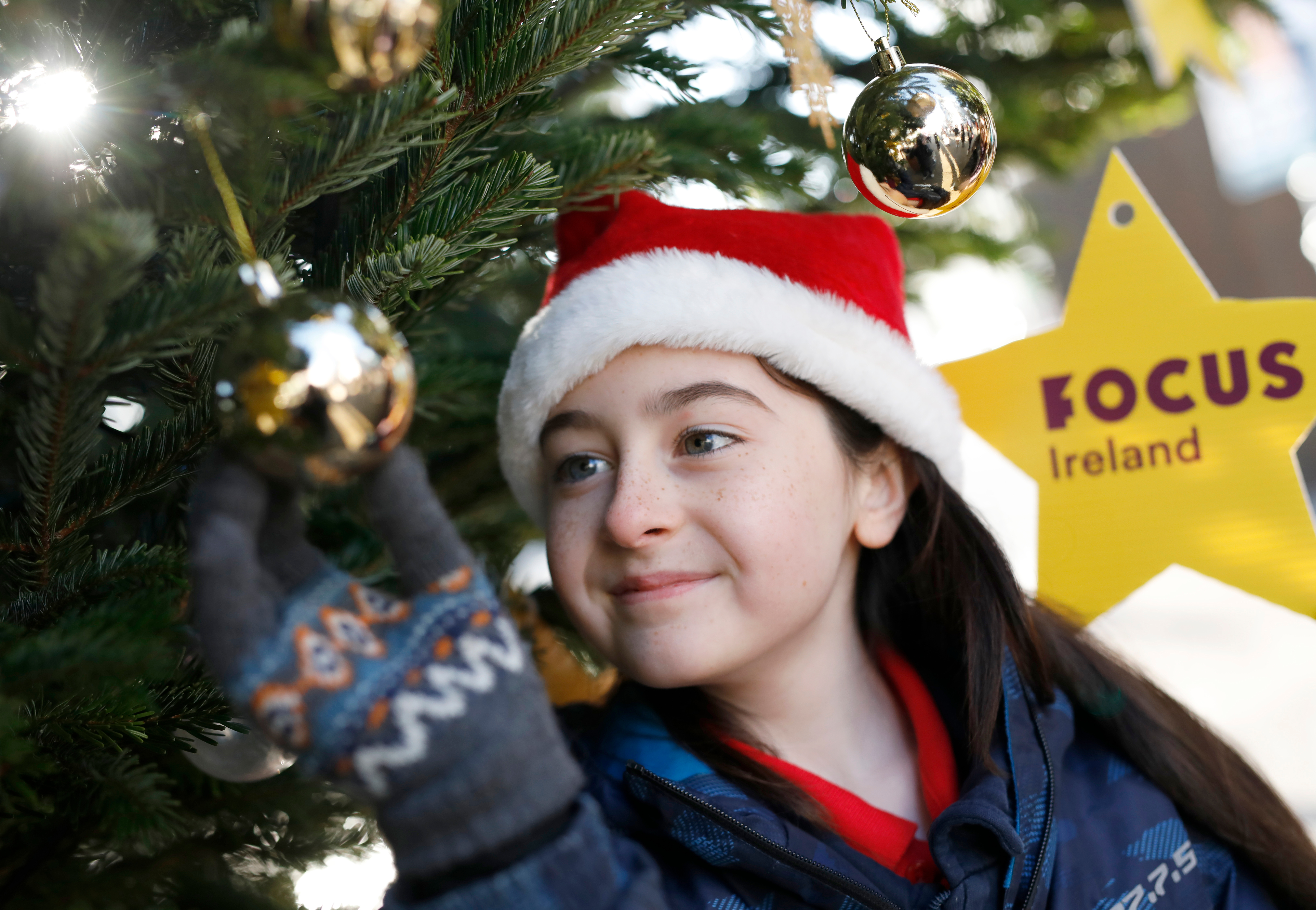 Sponsor A Star image of a child at Focus Ireland Christmas Tree Sponsor A Star image of a child at Focus Ireland Christmas Tree